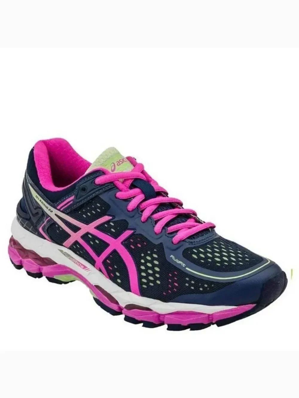 NEW ASICS GEL KAYANO 22 Navy Pink 9 US 40.5 EUR Medium 6.5 UK
